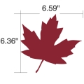 Triple E Roughneck 2012 Set of 5 Large Maple Leaves