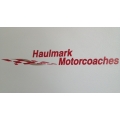 Haulmark Motorcoaches front/rear flag logo